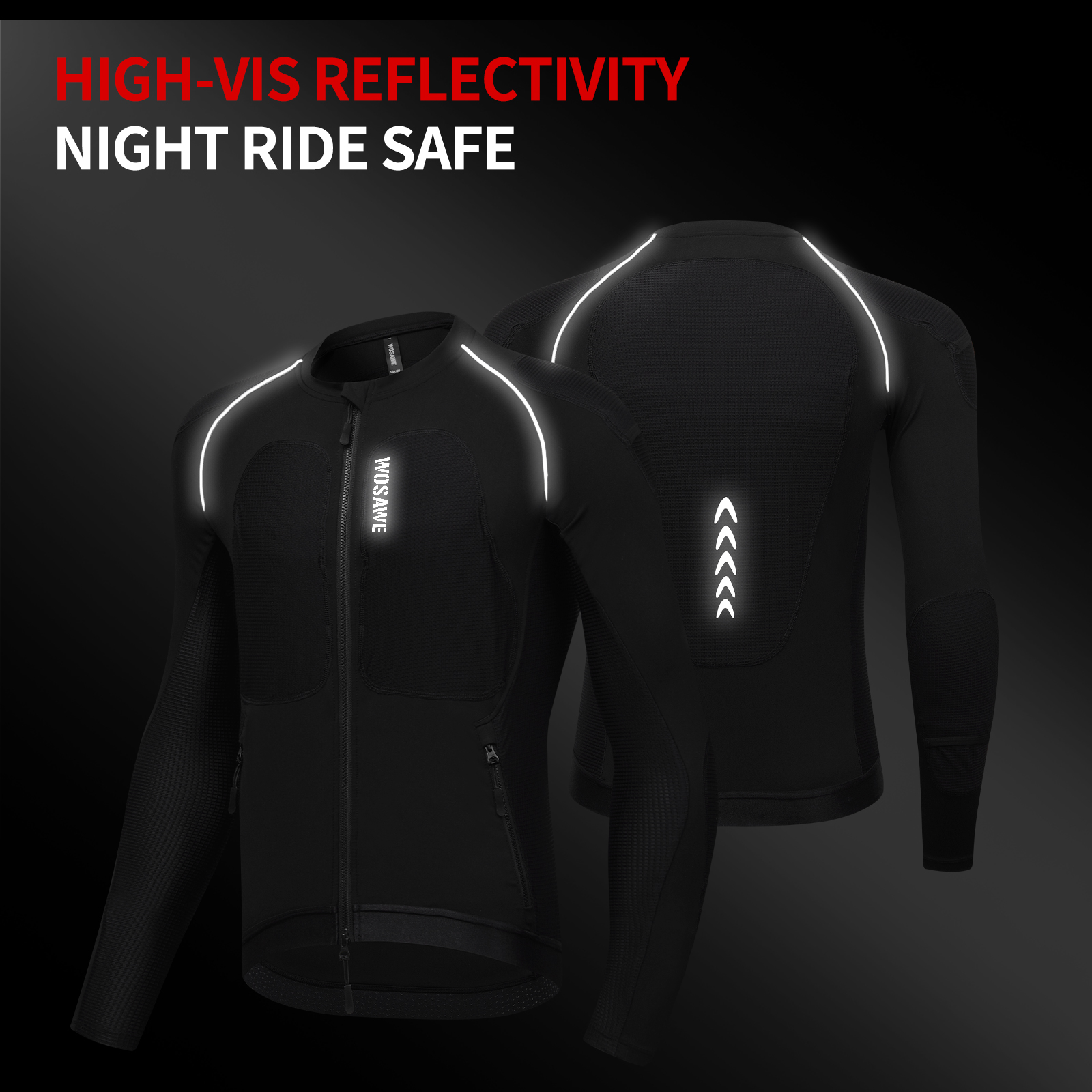 WOSAWE Men Motorcycle Protecti – обзор и цена Gearx Motorcycle Jacket