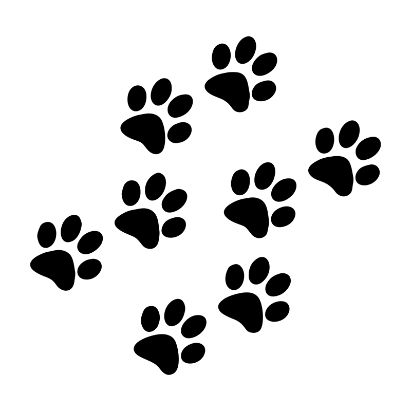 1pc Cat Paw Print Car Sticker  – обзор и цена Motorcycle Gear Auto
